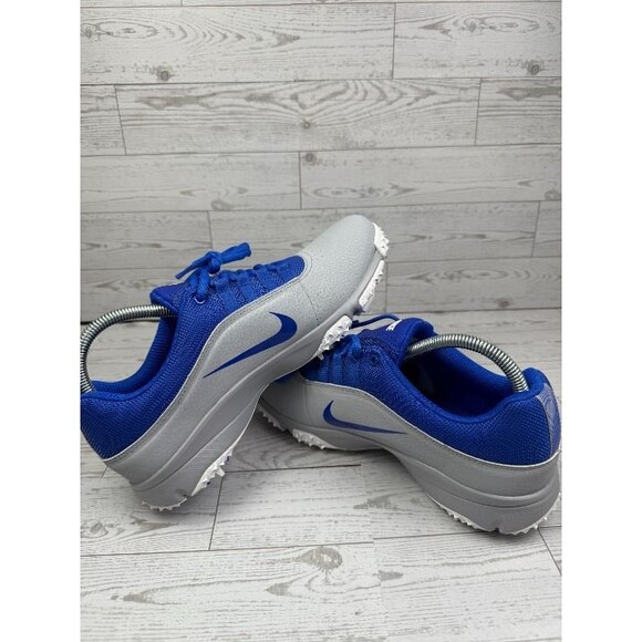 Nike Air Rival 4 Golf Shoes 818728-003 Gray Blue Athletic Sneaker Mens Sz 8 #27 main image 5